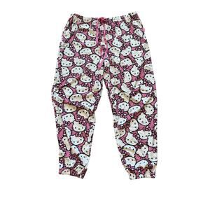 Hello kitty pajama pants - apples and bows Large